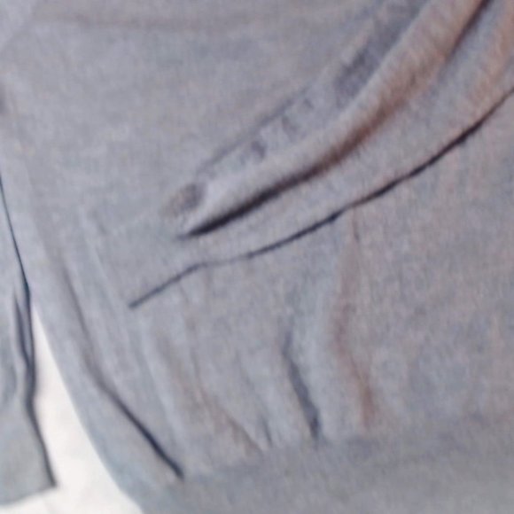 Peter Millar 100% Merlino Wool Sweater Gray Mens Size Large - Picture 5 of 5